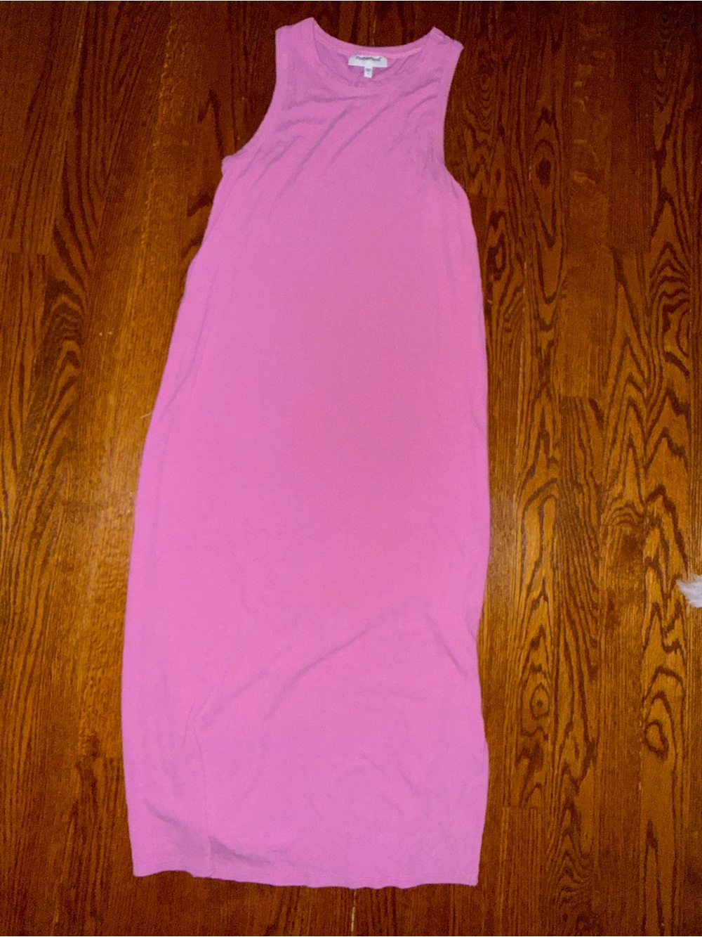 Motherhood Pink Ribbed Tank Top